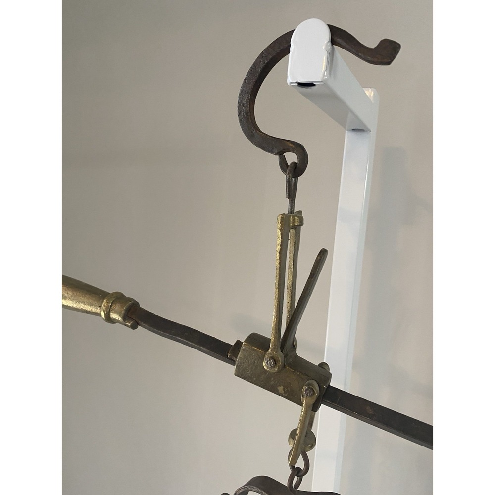 Antique Brass Hanging Balance Scale, "very early 1900's" - Picture 2 of 7